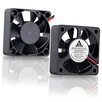 #ad 5015 50mm x 50mm x 15mm 12V Dc Brushless Cooling Fan 2Pack $21.93