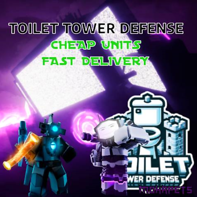 #ad ROBLOX 🚽 TOILET TOWER DEFENSE 🚽 CHEAPEST UNITS amp; FAST DELIVERY $1.75