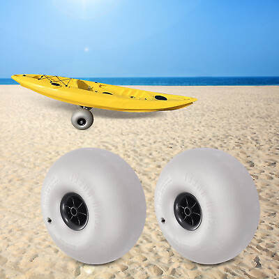 #ad 2Pcs 16quot; Balloon Wheel Beach Sand Tires Replacement for Kayak Dolly Cart Buggy $108.10