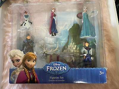 #ad New Disney Frozen 6 Figurines Collection Play Set cake toppers $35.99