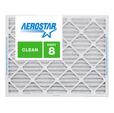 #ad Aerostar 16x25x1 MERV 8 Furnace Air Filter 12 Pack $59.79