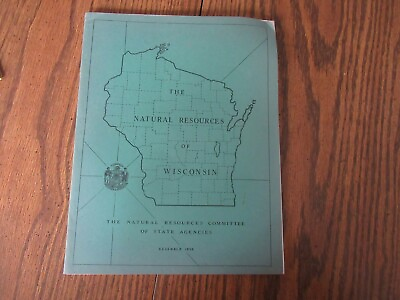 #ad The Natural Resources of Wisconsin book December 1956 $11.90