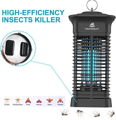 #ad 4000V Electric Fly Gnat Killer Lamp Pests Fly Insect Trap Mosquito Bug Zapper $21.99