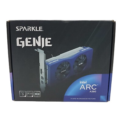#ad SPARKLE GENIE Arc A380 6GB GDDR6 PCI Express 4.0 ATX Video Graphics Card GPU $109.90