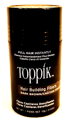 #ad Toppik Hair Building Fibers Dark Brown 0.42oz Covers Thin Spots Volumizes Hair $18.99