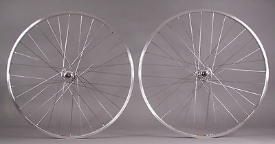 #ad Sun M13 Silver Track Bike Fixed Gear Singlespeed Wheels Wheelset 32h DT Spokes $239.00