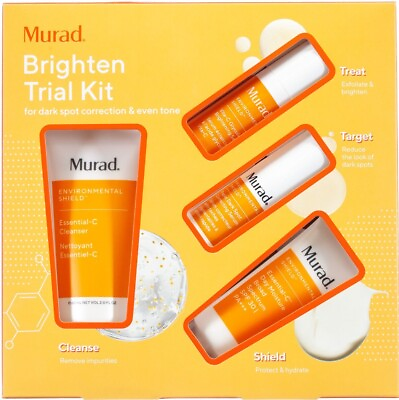 #ad Murad Brighten Trial Kit for Dark Spot Correction amp; Even Tone EXP 2 2025 $18.95