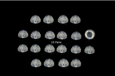 #ad Jelly Silicon Back Earring by 10 Pairs $14.80