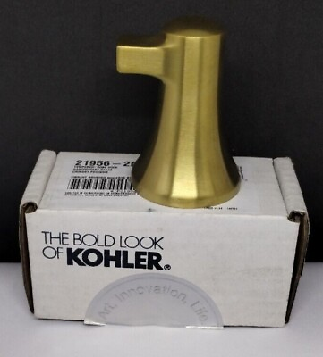 #ad Kohler Brushed Brass Tempered Robe Hook...New $49.99