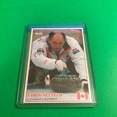 #ad 1993 Ice Hot International Curling Card #20 Chris Neufeld Canada C $3.00