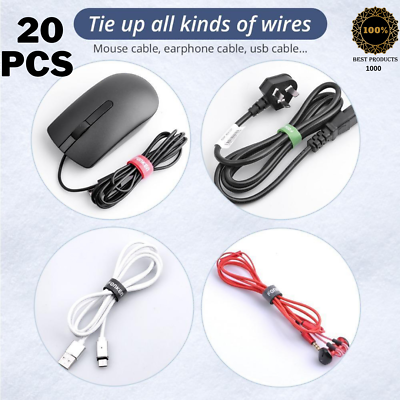 #ad USB Cable Winder Organizer Home Harness Finishing Fixed Power Wire Phone Tie To $6.82