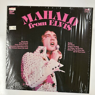 #ad Mahalo From Elvis LP Record Album Vinyl Elvis Presley $10.35