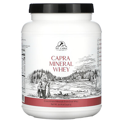#ad Mt Capra Capra Mineral Whey 50 8 oz 1440 g All Natural Chemical Free $65.70
