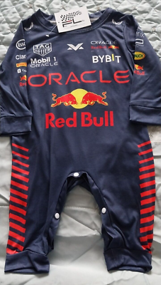 #ad Size 0 3mths F1 MV1 RedBull Baby Driver Suit Rompers FAB L@@K GBP 24.95