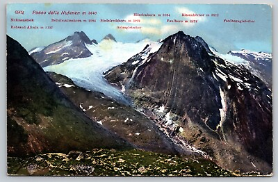 #ad Nufenen Pass Mountain Pass in Switzerland Postcard POSTED $4.98