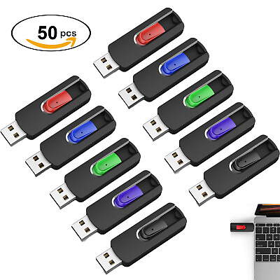 #ad 50X Lot Flash Drive Memory Stick Data Storage Pen Drive 16GB 32GB 64GB Memory $187.99