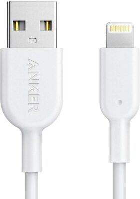 Anker Powerline II Lightning Cable USB Charging Sync MFi Certified for iPhone 11 $12.99