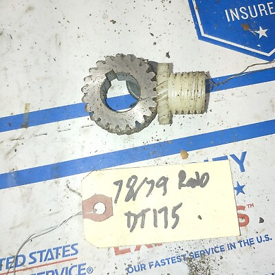 #ad 1978 1979 Yamaha DT175 right crankshaft gear and 2 cycle oil gear REDO $21.00