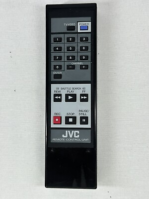 #ad OEM JVC VCR Remote Control for HRD257 HR D257 Rare $28.00