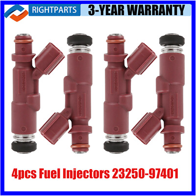 #ad 4pcs Fuel Injectors for Toyota Avanza F601RM 1.3L Daihatsu Terios 23250 97401 $47.84