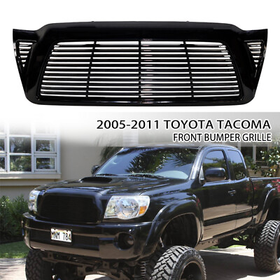 #ad For 2005 06 07 08 09 10 2011 Toyota Tacoma Mesh Front Bumper Grill Grille ABS $65.99