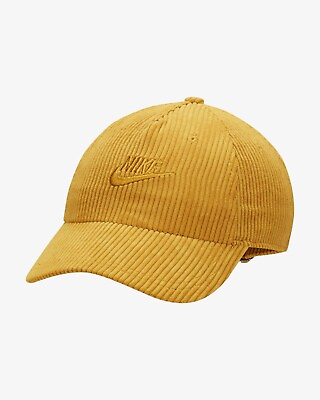 #ad Nike Club Cap Unstructured Corduroy Hat Size L XL Bronzine FB5375 716 New $24.95