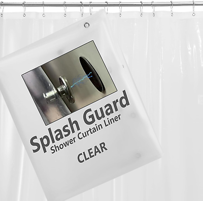 #ad Shower Curtain Liner with 5 Bottom Magnets amp; Free Side Magnets Kit to Keep Close $19.99
