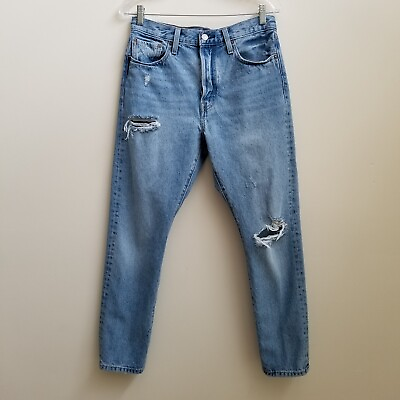 #ad Levi#x27;s 501S Mens Button Fly Skinny Leg Jeans Blue Denim 29x28 Actual 30x27.5 $23.97