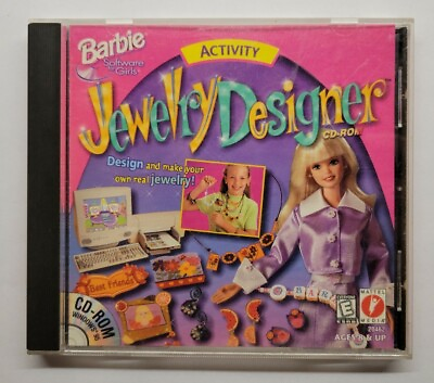 Barbie Jewelry Designer Game PC CD Rom 1999 $6.99