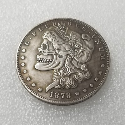 #ad Hobo Nickel Coin Skeleton Queen Liberty Coin Collection ENGRAVING ART Gift $9.99