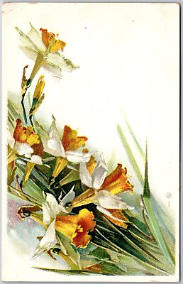 #ad Lovely Yellow Flowers Bouquet Greetings amp; Wishes Postcard $8.09