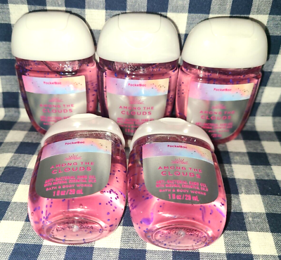 #ad NEW 5 Pack AMONG THE CLOUDS PocketBac Sanitizers 1 oz Bath amp; Body Works $20.00