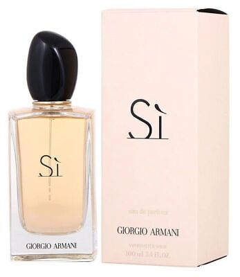 #ad Armani SI By Giorgio Armani Women 3.4 OZ 100 ML Eau De Parfum Spray Nib Sealed $37.89