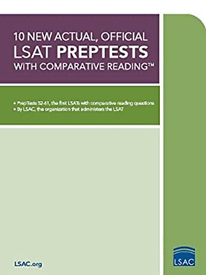#ad 10 New Actual Official LSAT PrepTests with Comparative Reading : $6.03