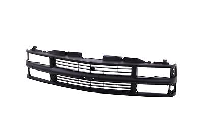#ad AM New Front Full Black Grille For 94 98 Chevy C K Pickup Truck Suburban Tahoe $84.98