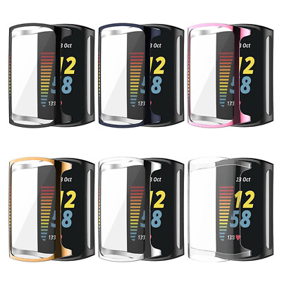 #ad For Fitbit Charge 6 TPU Full Protect Screen Protector Case Shockproof Cover $5.95