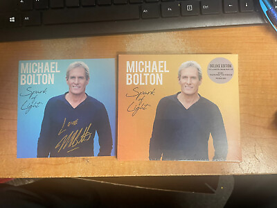 #ad Michael Bolton Spark Of Light Hand Signed Deluxe CD Autographed In Stock $45.00