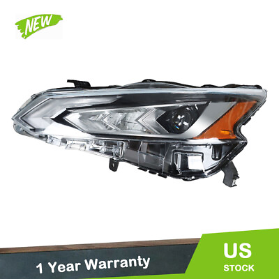 #ad Driver Left Side LED Headlight Assembly For 2019 2020 Nissan Altima Chrome Clear $132.06