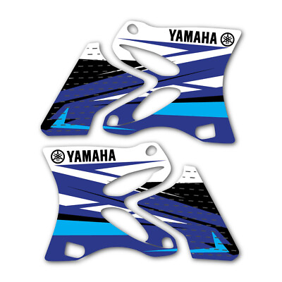#ad 2002 2013 Yamaha YZ125 YZ250 Shroud Graphics MX Decals 21mil Gloss Laminated $42.85
