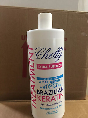 #ad Chelly Brazilian Keratin EXTRA SUPERIOR Treatment Infused Cocoa 32 fl oz 946 mL $58.99
