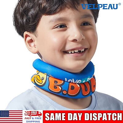#ad VELPEAU Kids Soft Neck Collar Brace for Posture Correct Foam Cervical Support $19.99