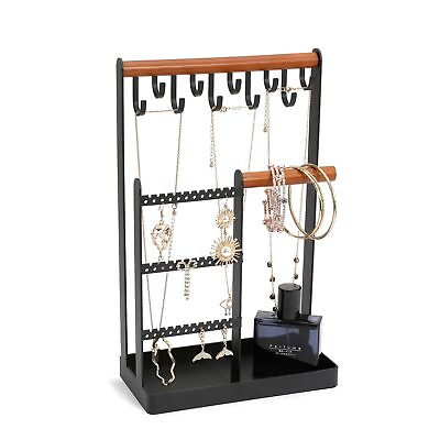 #ad Jewelry Organizer Stand Jewelry Tower Display Holder 4 Tier Jewelry Tower Ra $17.85