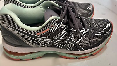 #ad Asics Womens Gel Nimbus 19 T751N Gray Running Shoes Sneakers Size 6.5 $29.55