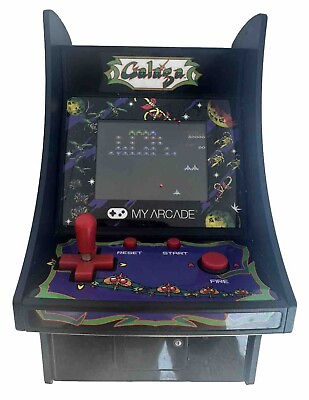 #ad Retro Mini Arcade Micro Player Machine Galaga 7” Tabletop Game Tested $18.00