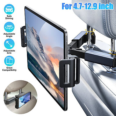#ad 360° Car Back Seat Headrest Mount Tablet Holder for 4.7 12.9quot; iPad Phone Samsung $9.53