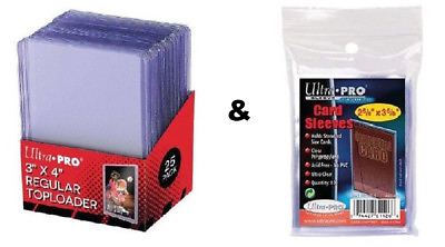 #ad 1000 Ultra Pro Regular 3x4 Toploaders sealed case New top loaders 1000 sleeves $99.99