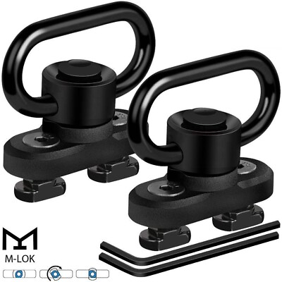 #ad 2 Pack M LOK QD Sling Mount Sturdy Quick Detachamp; Rotatable Locking Design $11.99