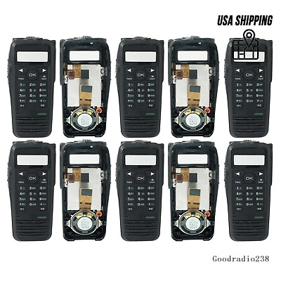 #ad 10PCS Repair Front Housing Case Compatible with XPR6550 PMLN4646 Radio with Mic $310.00