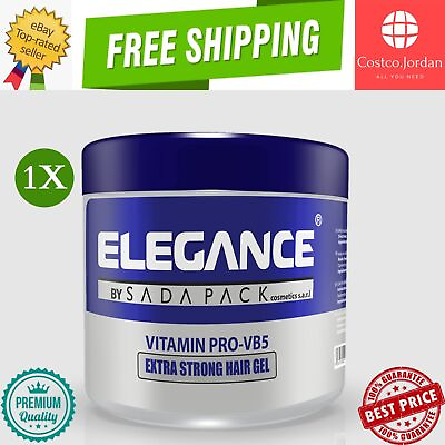#ad 1X Elegance Vitamin Protection VB5 Extra Strong Hair Gel 500ml جل اليجانس $33.10