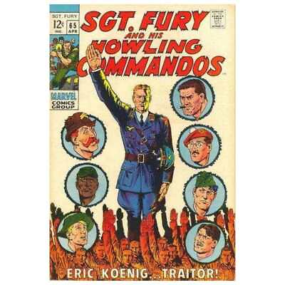#ad Sgt. Fury #65 in Very Fine minus condition. Marvel comics w: $21.54